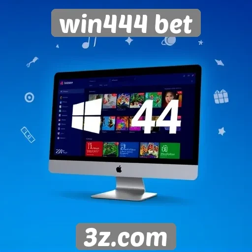 Interface e usabilidade do site win444 bet