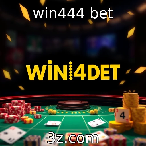 Inovação tecnológica nas experiências de jogos de azar - win444 bet